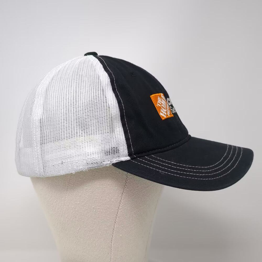 Hitwear Home Depot Credit Services Trucker Hat Black Os Snapback Adjustable View 5
